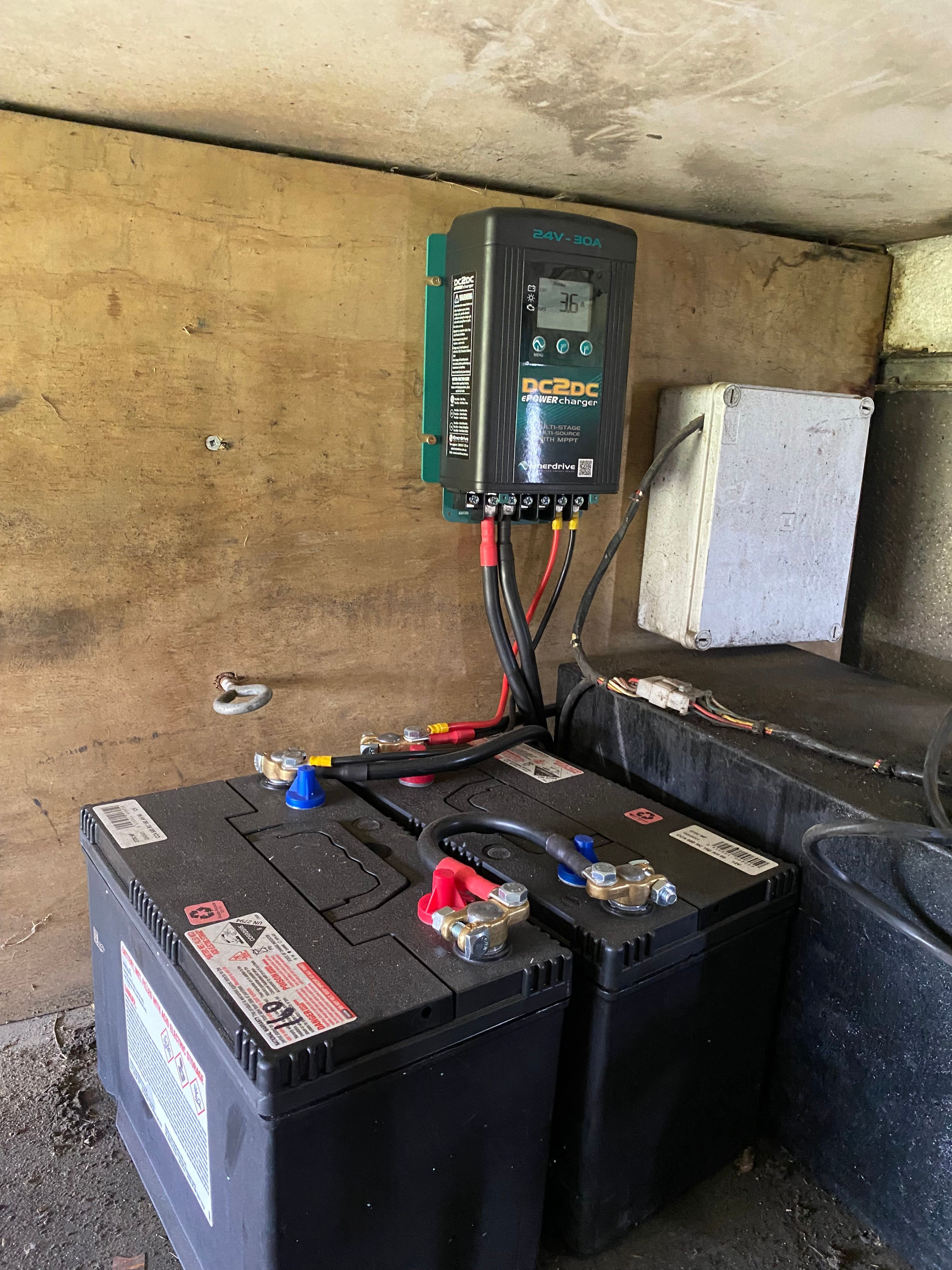 DC-DC battery charger installation campervan auto electrical Whanganui