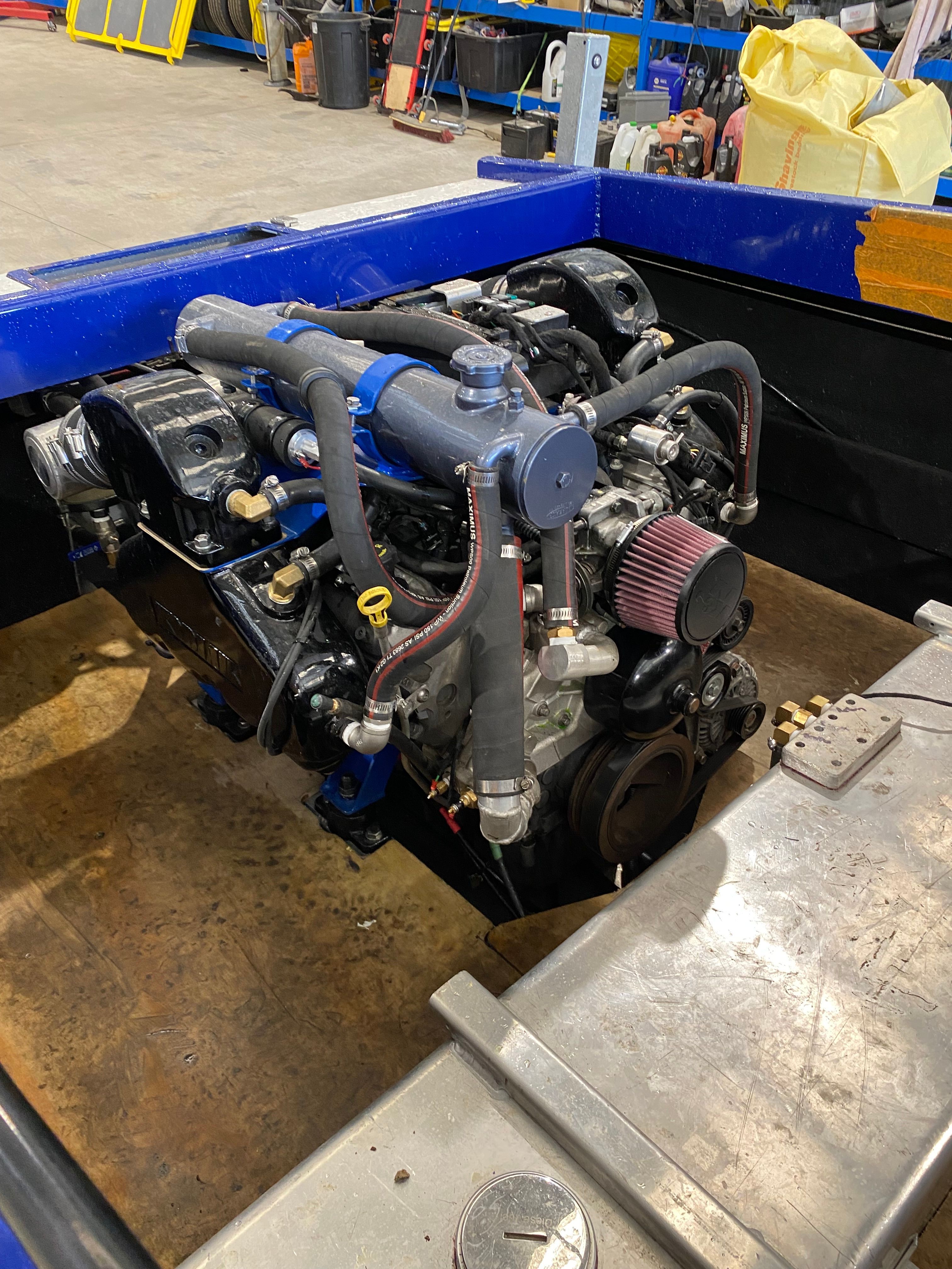 Jet boat engine electrical system service marine electrical Whanganui workshop